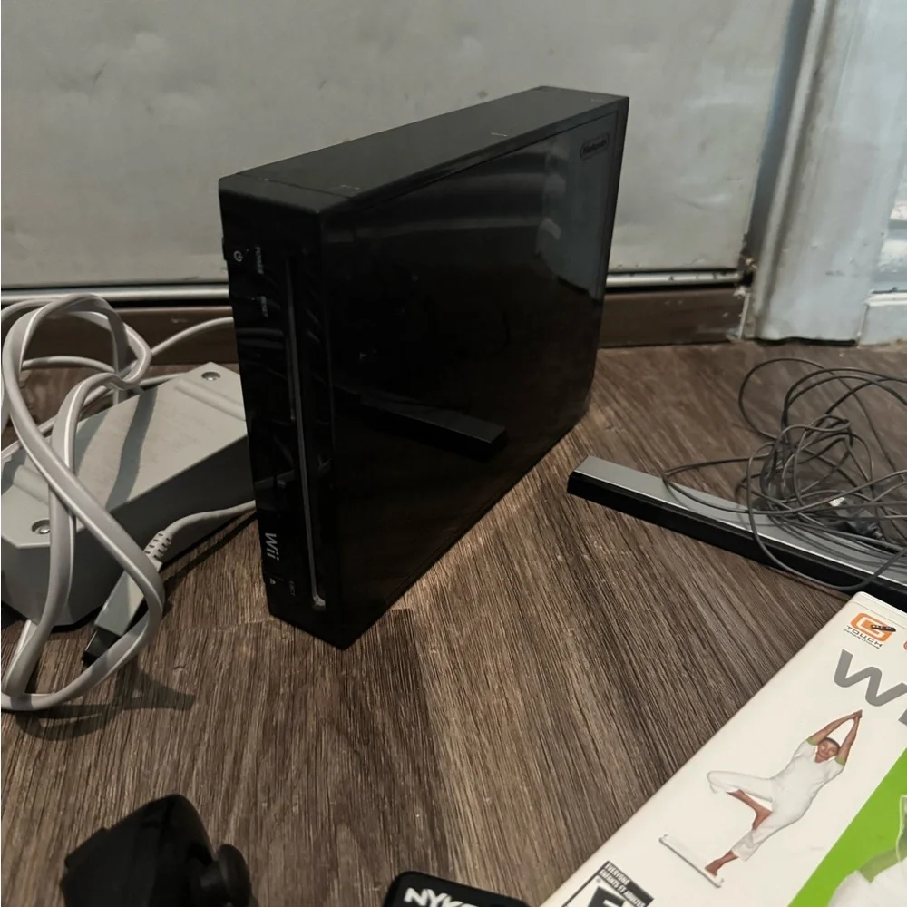 Nintendo Black Wii Console with Essential Accessories